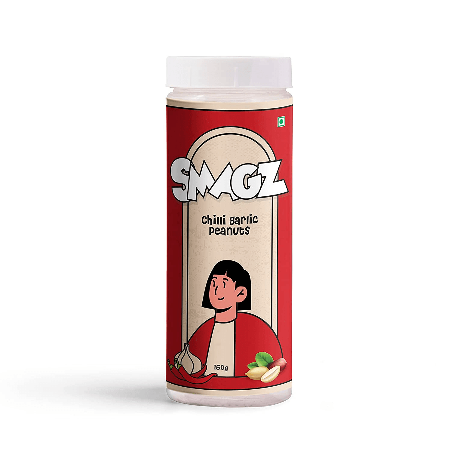 SMAGZ Chilli Garlic Peanut Healthy Namkeen and Snacks